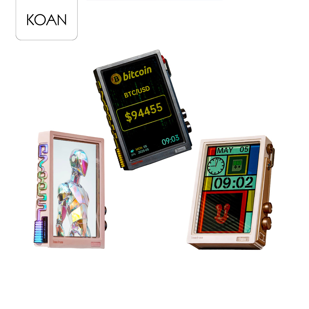 กรอบรูปดิจิตอล Divoom Times Frame - Black / Pink / White