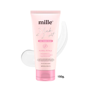 มิลเล่ Mille Blink Bright Body Primer Cream ไพรเมอร์ทาผิวขาว สำหรับผิวกาย