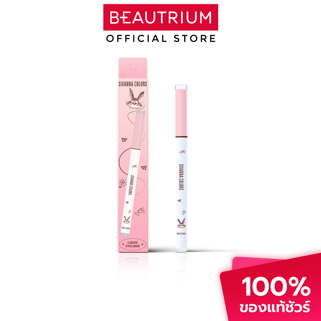 SIVANNA COLORS Extremely Thin Waterproof Liquid Eyeliner อายไลเนอร์ 0.6g