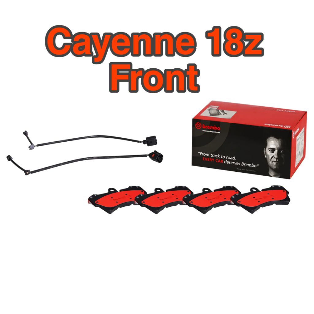 ผ้าเบรค คาเยนน์ 17z 18z brembo แท้ เซรามิก