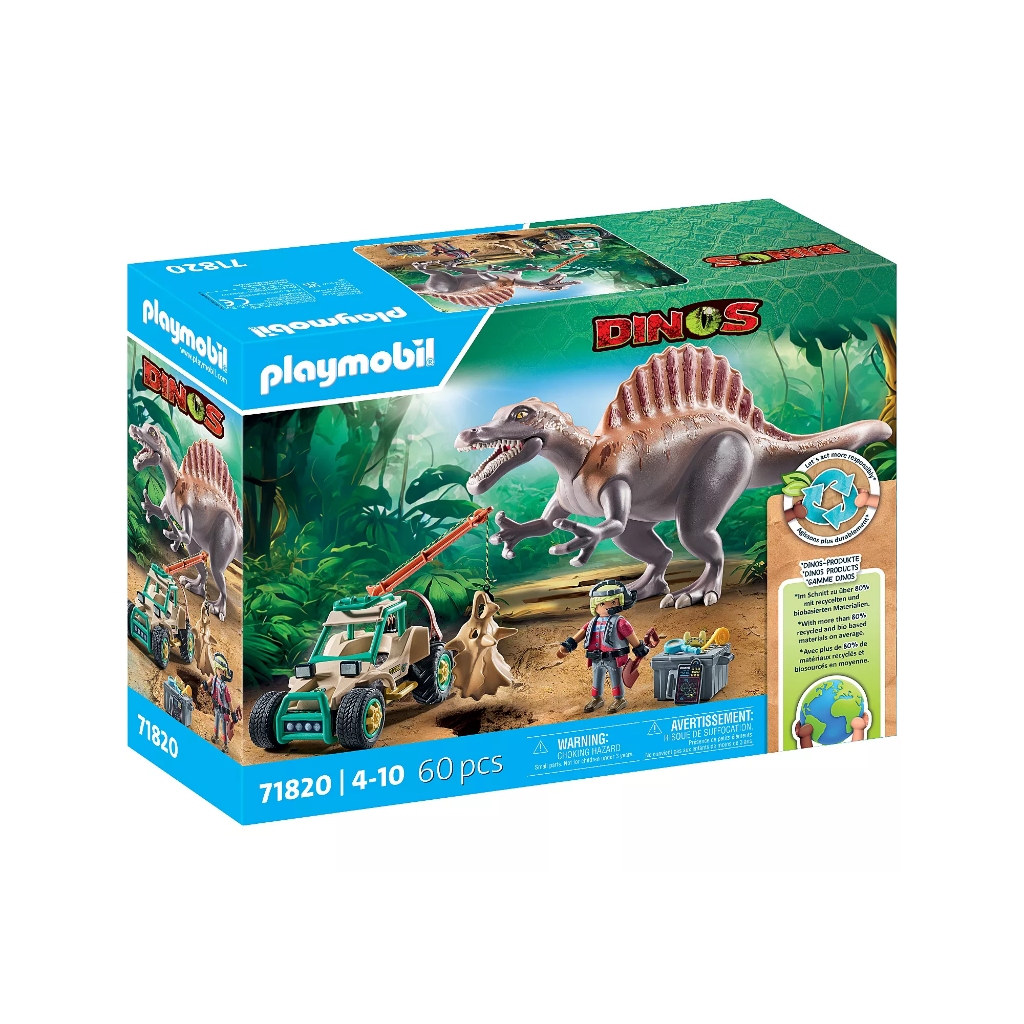 Playmobil 71820 Dinos Spinosaurus Attack ไดโนเสาร์ การโจมตีของสไปโนซอรัส