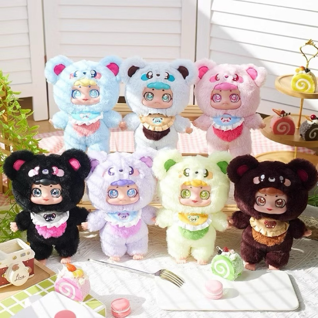 สต็อกพร้อมในไทยค่ะBaby three Circus Sweetheart Tea Party Plush Series blindbox Mystery Boxของแท้ ตุ๊กตาแฟชั่นค่ะ