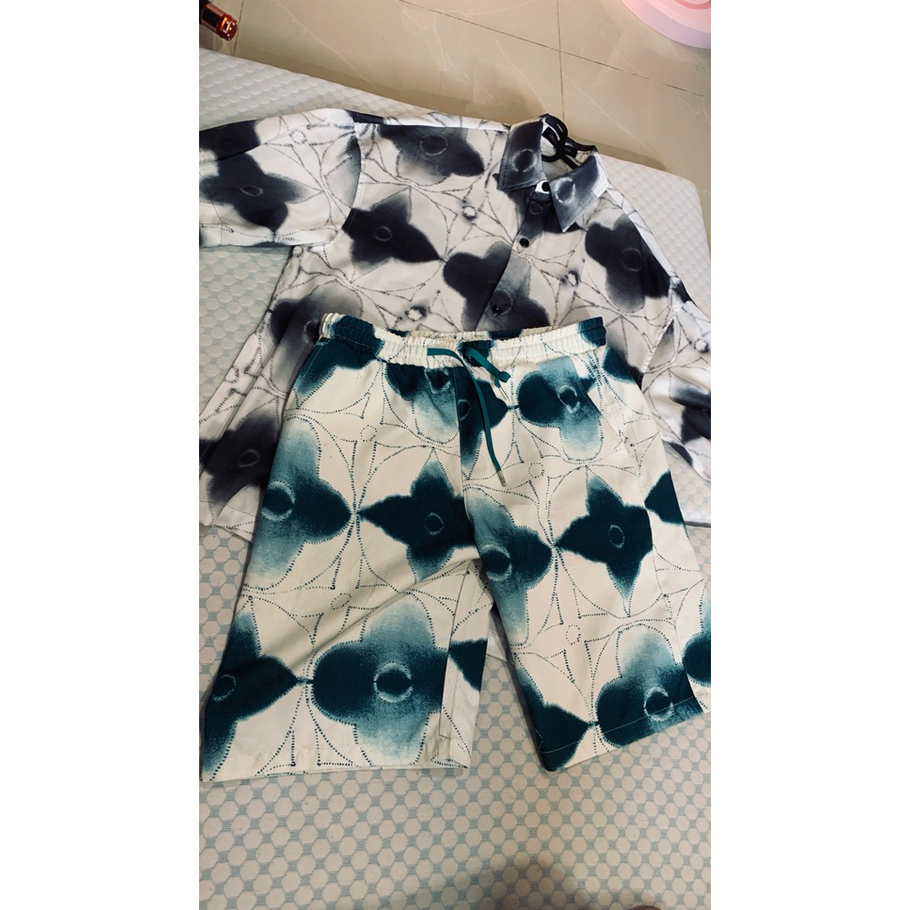 ชุดเซ็ท LVเสื้อเชิ๊ตเกงขาสั้น
