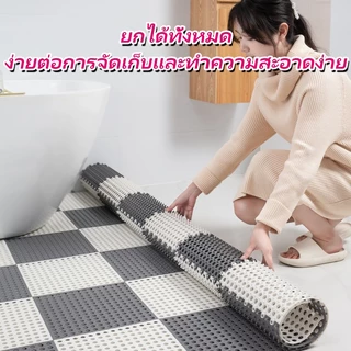 แผ่นกันลื่น30*30cm ระบายน้ำได้เร็วไม่สะสมน้ำ แผ่นจิ๊กซอว์กันลื่นในห้องน้ำ DIY กันน้ำกันลื่น (อุปกรณ์ตกแต่งบ้าน พรม)