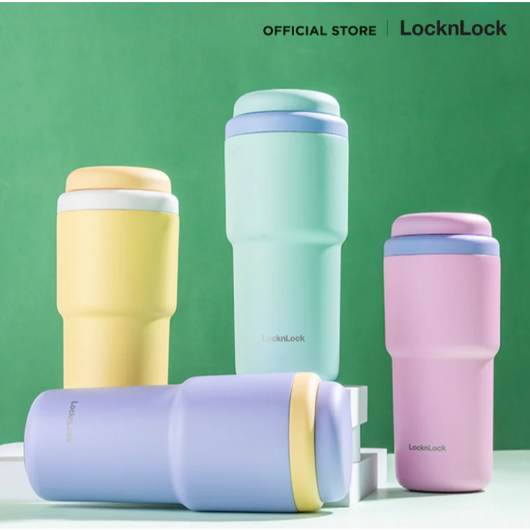 LocknLock แก้วเก็บอุณหภูมิ The First One Touch Tumbler 480 ml.  LHC3292