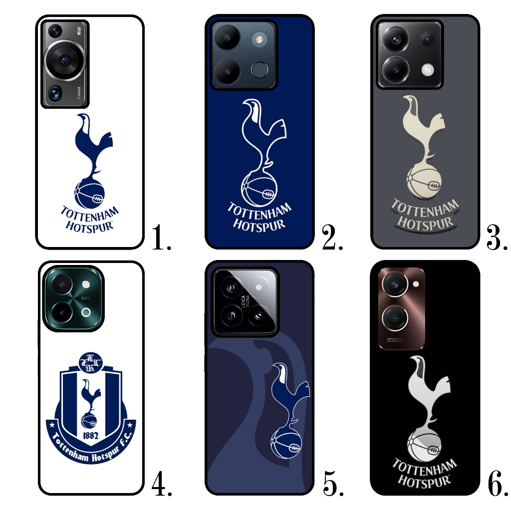 พร้อมส่ง เคสลาย Tottenham hotspur  มีเคสทุกรุ่น เคลือบเงา กันน้ำ