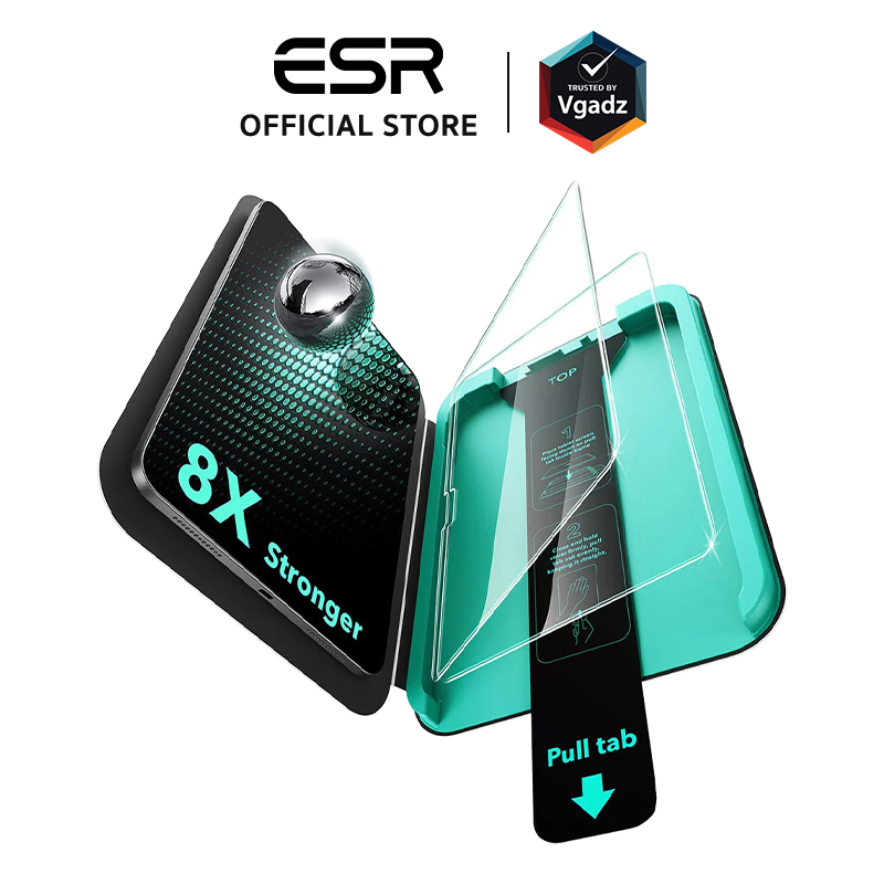 ESR - ฟิล์มหน้าจอสำหรับ iPad Air 11" / iPad Air 13" (2025/2024) (แพ็ค 2 ชิ้น) รุ่น UltraFit Armorite-Screen Protector