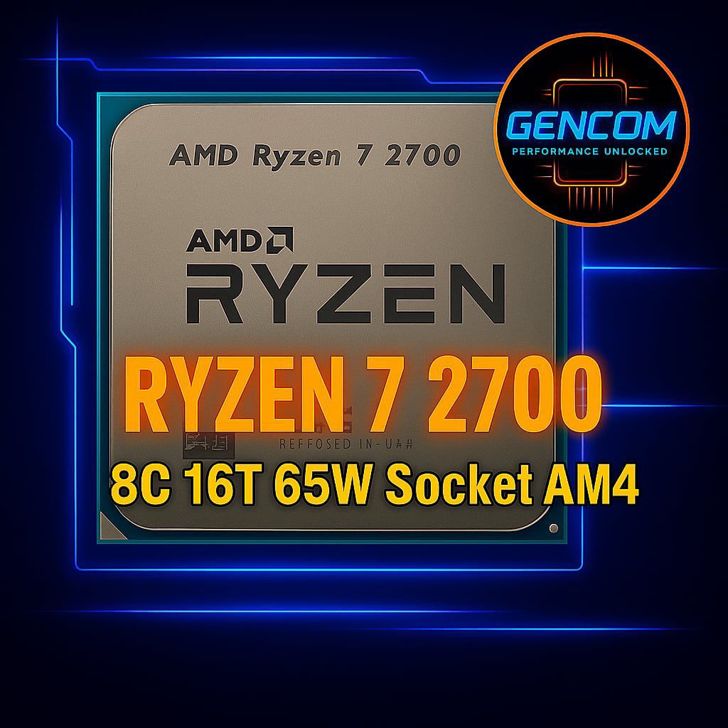 ซีพียู CPU RYZEN 7 2700 SOCKET AM4 ฟรีซิลิโคน1ซอง R7 2700