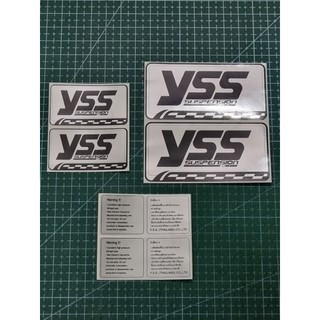 สติกเกอร์yss ดำเงา งานเหมือน