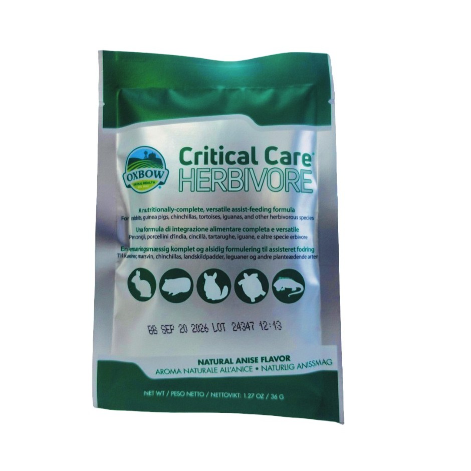 Oxbow Critical Care อาหารเสริม/อาหารสัตว์ป่วย ฟื้นฟูร่างกาย 36 g
