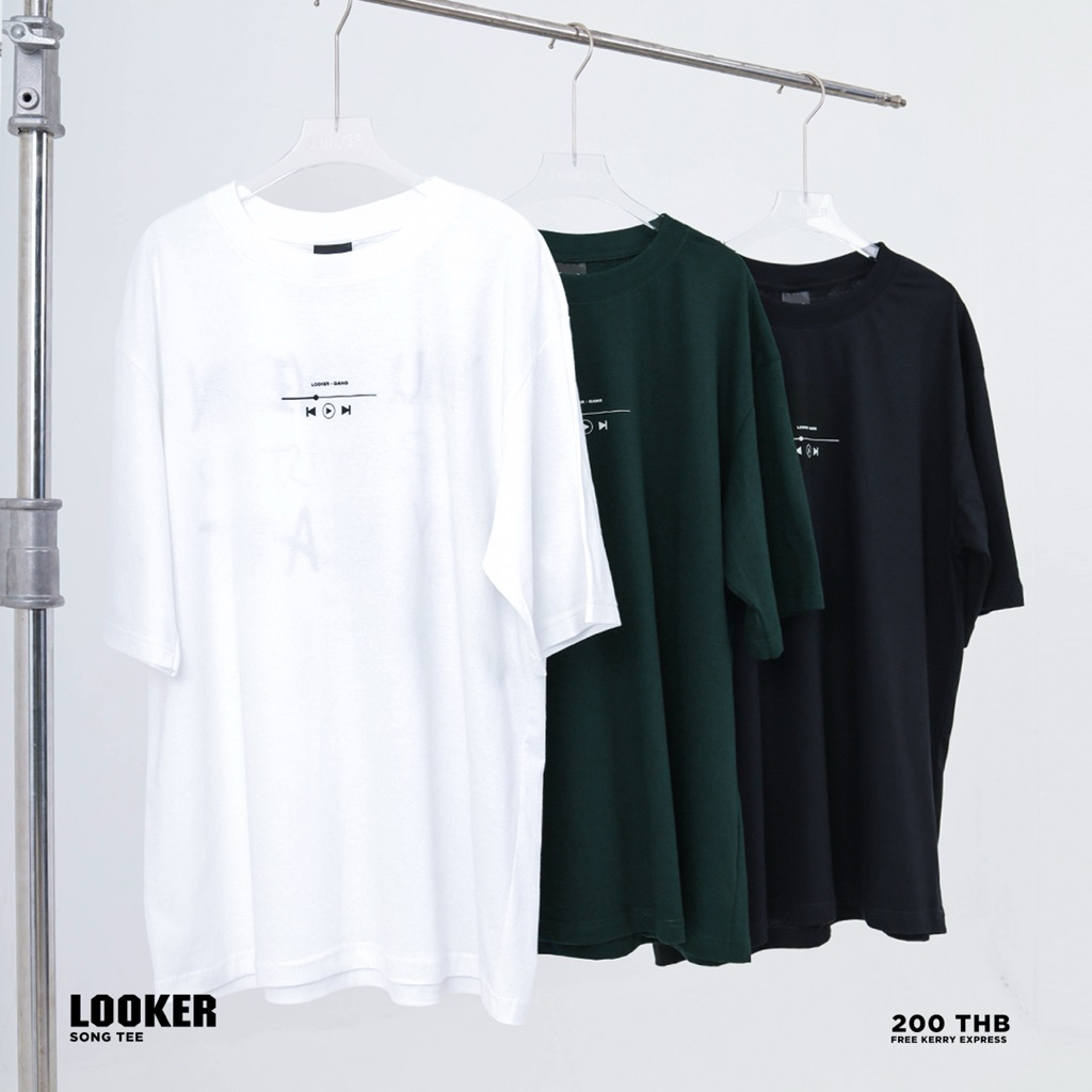 LOOKER SONG TEE เสื้อยืดโอเวอร์ไซซ์