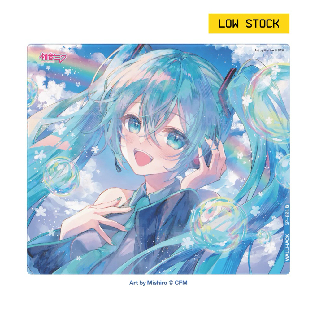 (พร้อมส่ง) เเผ่นรองเม้าส์ Wallhck SP-004: SUMMER MIKUa