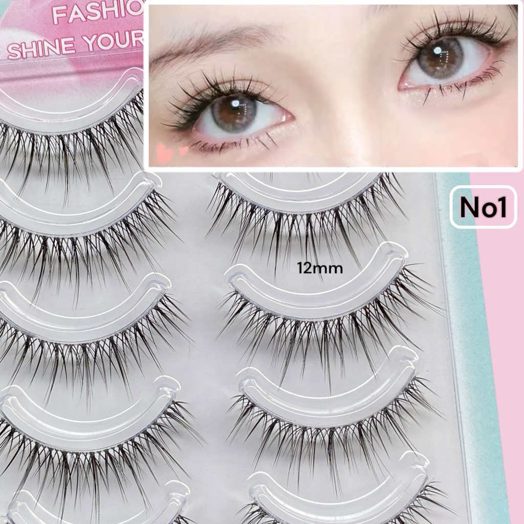 ขนตาปลอม ขนตาปลอมธรรมชาติ ขนตา Makemyeye  Eyelashes เครื่องสำอาง