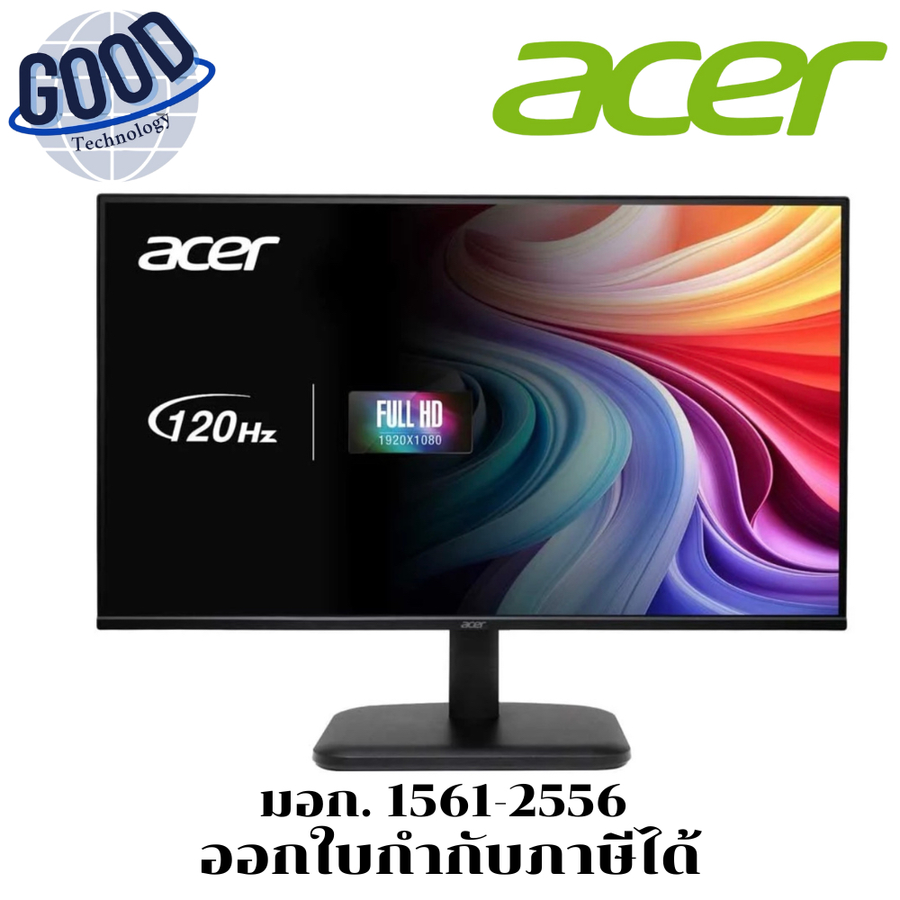 ACER  MONITOR (จอมอนิเตอร์) EK251QGBMIX - 24.5 INCH IPS FHD 120Hz