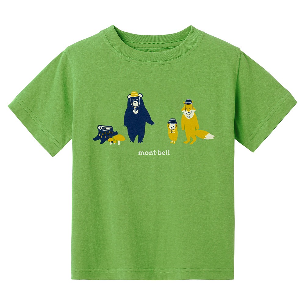Montbell เสื้อคอตตอนเด็ก รุ่น 2104662 Cotton T Kid's Kinoko Mitsuketa 100 - 120