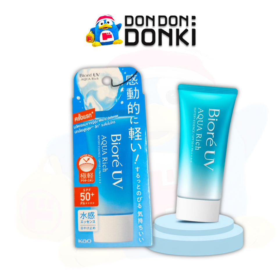 [กันแดดสุดฮิตจากญี่ปุ่น บิโอเรยูวีอะควาริช] ฺBiore UV Aqua Rich Watery Essence SPF50+PA++++