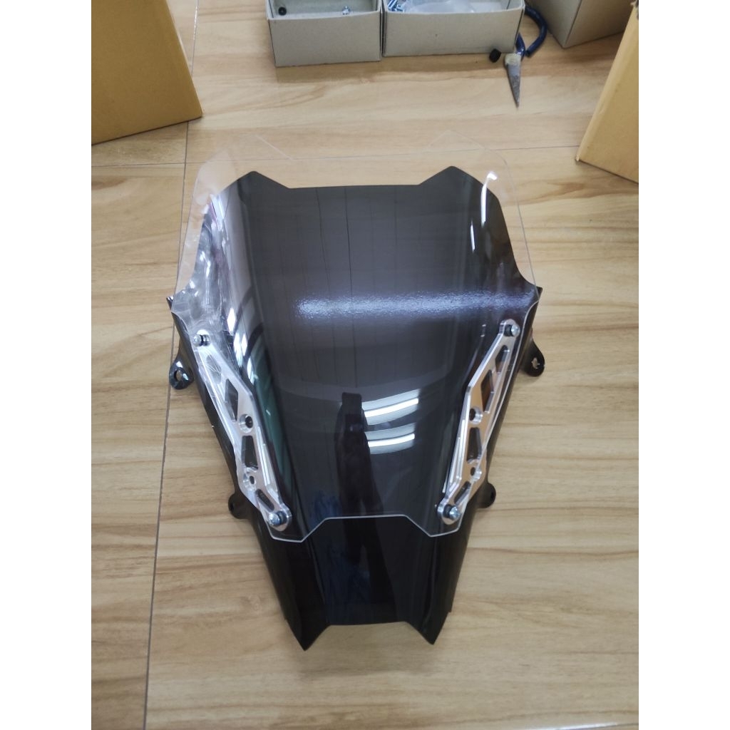 ชิวหน้า PCX160 (2025-2026) ทรงฟอร์ซ่าหน้าซิ่งขามิเนียมแท้ ยอดนิยม