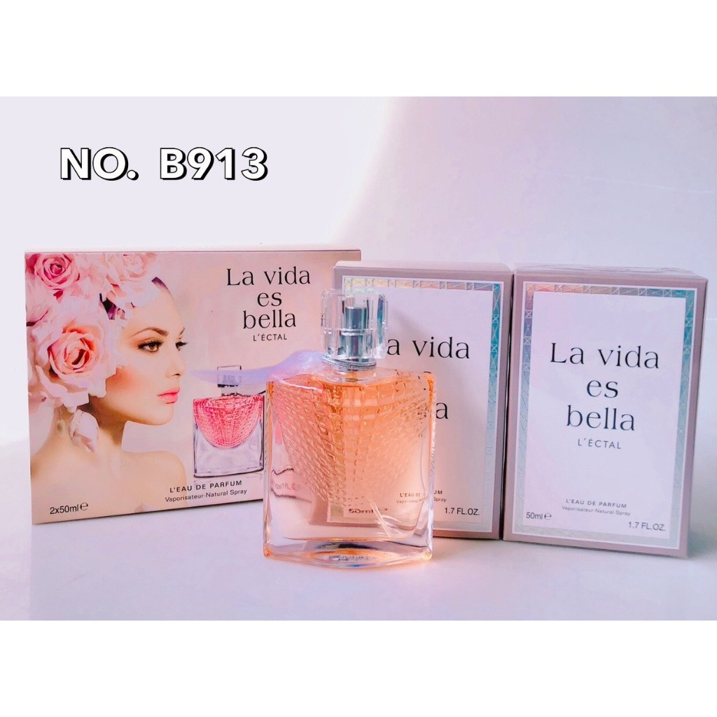 LA VIDA  ES BELLA น้ำหอมเซ็ทคู่ หอมหรูผู้ดี มีเสน่ห์ (2x50ml.)