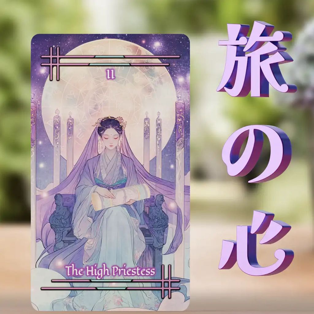 Tabino Kokoro Tarot ไพ่ยิปซีแท้แนวญี่ปุ่นขอบสีดำหรูหรา ไพ่ทาโร่ต์ ไพ่ยิปซี Tarot Cards Decks