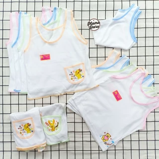 เสื้อซับเด็ก Golden Bee เซ็ต 3 ตัว เสื้อกล้ามเด็กผู้หญิง ทรงเต็มตัว กุ๊นสี เสื้อซับ (UW18)