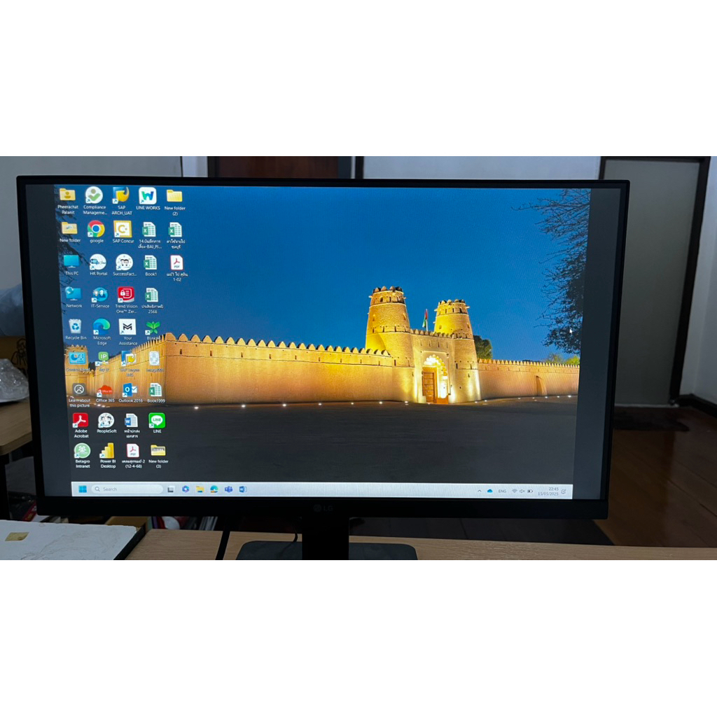 จอคอมพิวเตอร์ LG รุ่น 22MR410(แทบไม่ได้ใช้งาน)ประกันเหลือ3ปี