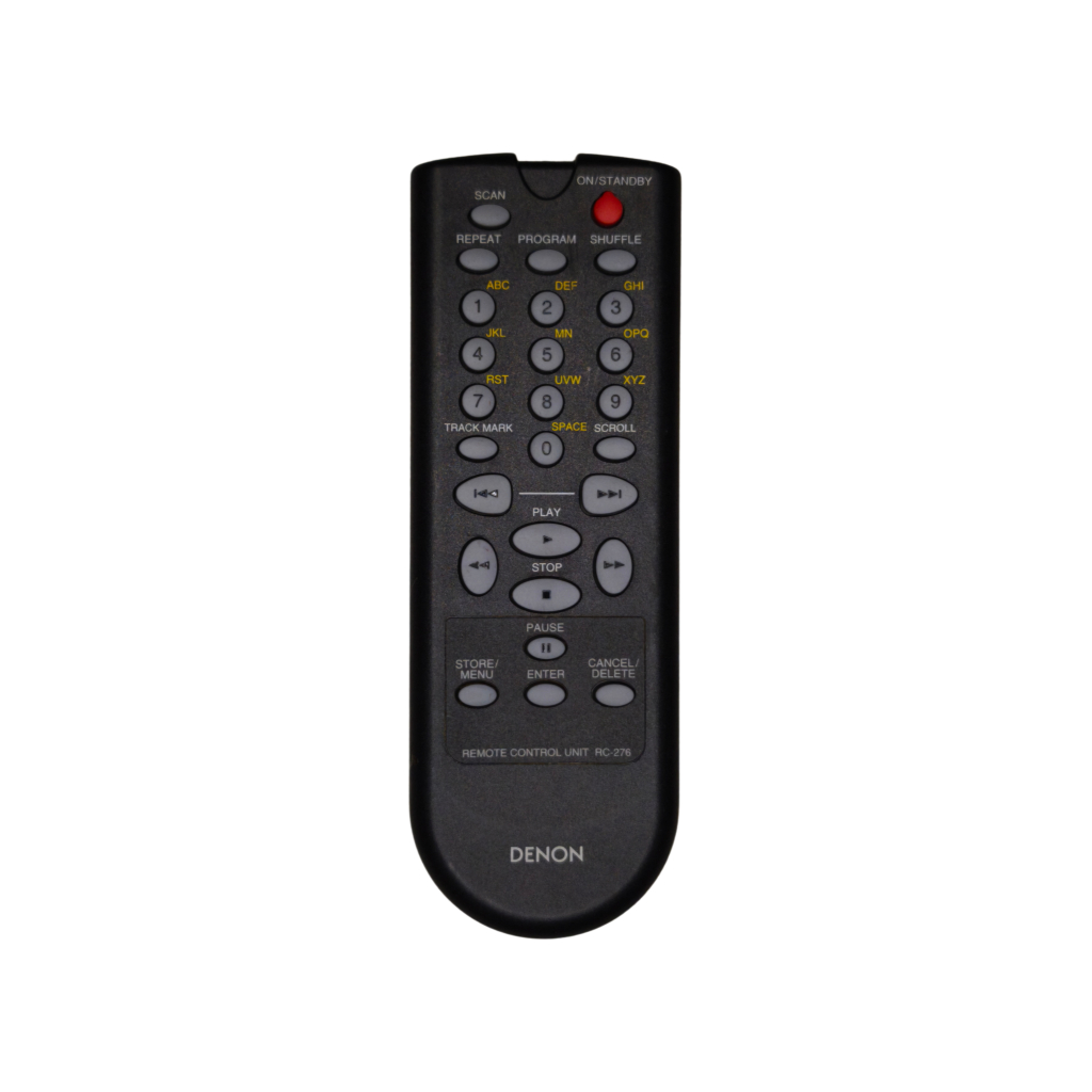 รีโมท Denon RC-276 มือสองญี่ปุ่นแท้ | Remote Denon Original | สำหรับเครื่องเสียง Hi-Fi Component Den