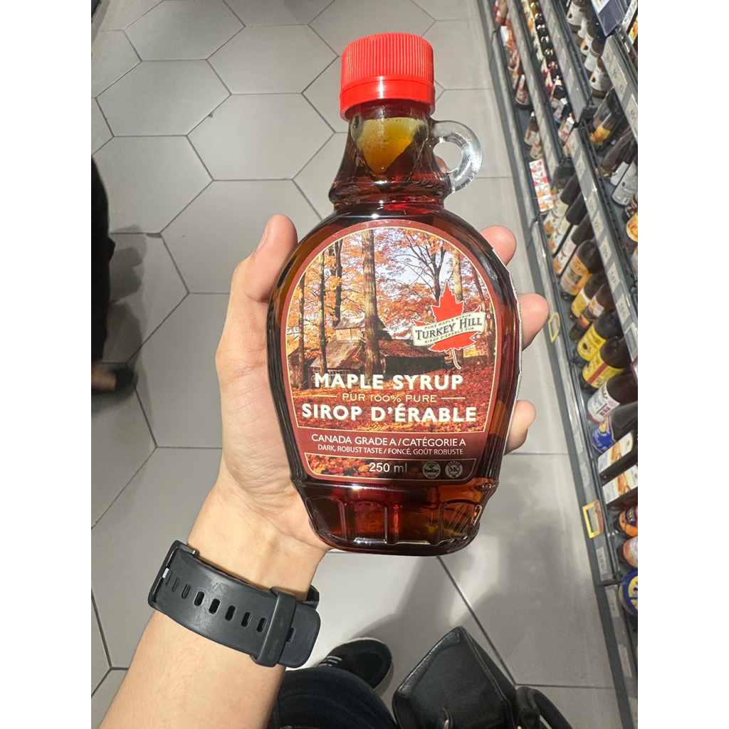 พร้อมส่ง Turkey Hill Maple Syrup 🍯 น้ำเชื่อมเมเปิ้ลแท้ 100% จากแคนาดา! 🇨🇦 exp2030