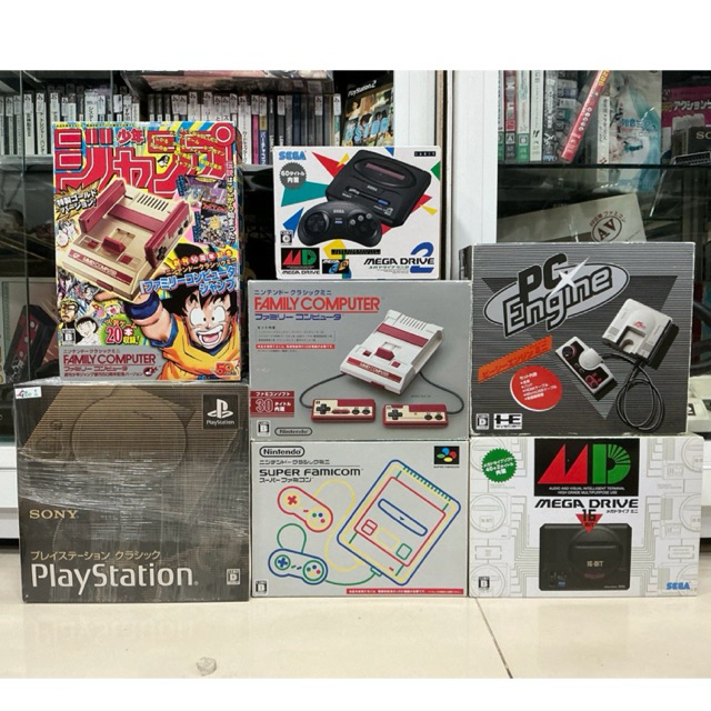 [รวมเครื่อง Mini] Famicom , Super Famicom , Megadrive , PC Engine งานกล่อง แท้ Nintendo Shonen Jump 
