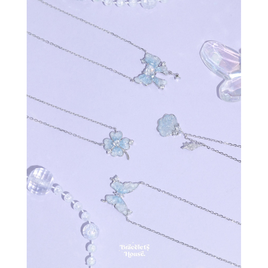 Braceletshouse 💜  เครื่องประดับเงินแท้ Glimmer of Ice 🩵✨ ส่งฟรี EMS !