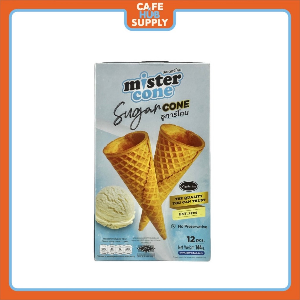 CAFEHUB Mr.cone Sugar Cone (1*12) 120 g.