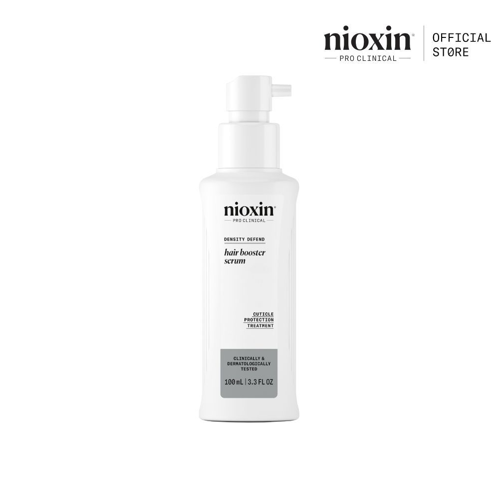 NIOXIN Hair Booster Serum เซรั่มบำรุงเฉพาะจุดที่บางมาก 100ml (ไนอ๊อกซิน เน้นบำรุงแนวแสก ขวัญ ขมับ เสริมความหนาเฉพาะจุด)