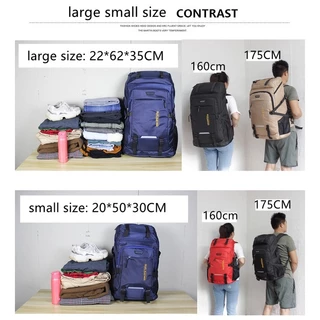 กระเป๋าเดินป่ากันน้ำความจุขนาดใหญ่ 60 ลิตร/80 ลิตร กระเป๋าเป้สะพายหลังสำหรับตั้งแคมป์กลางแจ้ง