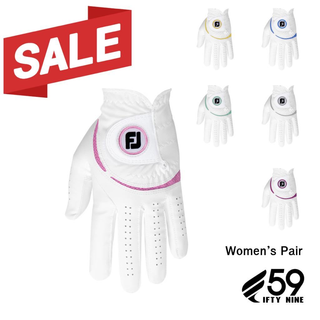 FJ WeatherSof Women's Pair // ถุงมือกอล์ฟหญิง // ถุงมือซ้าย-ขวา // Left-Right // 68286