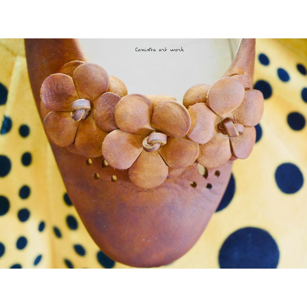 รองเท้า แบรนด์ แท้ ส่งต่อ Kenzo หนังกลับ