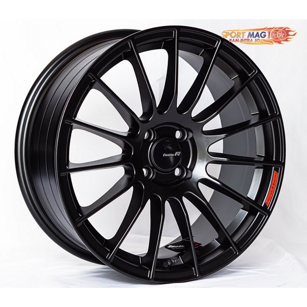 ล้อแม็กซ์ RS05RR ขอบ17นิ้ว 4รู100 สีดำด้าน กว้าง7.5นิ้ว Offset35 [18908]