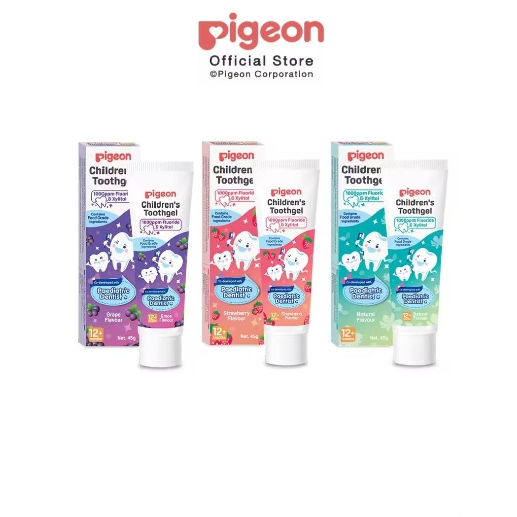 Pigeon พีเจ้น ยาสีฟันชนิดเจล สำหรับเด็ก 45กรัม