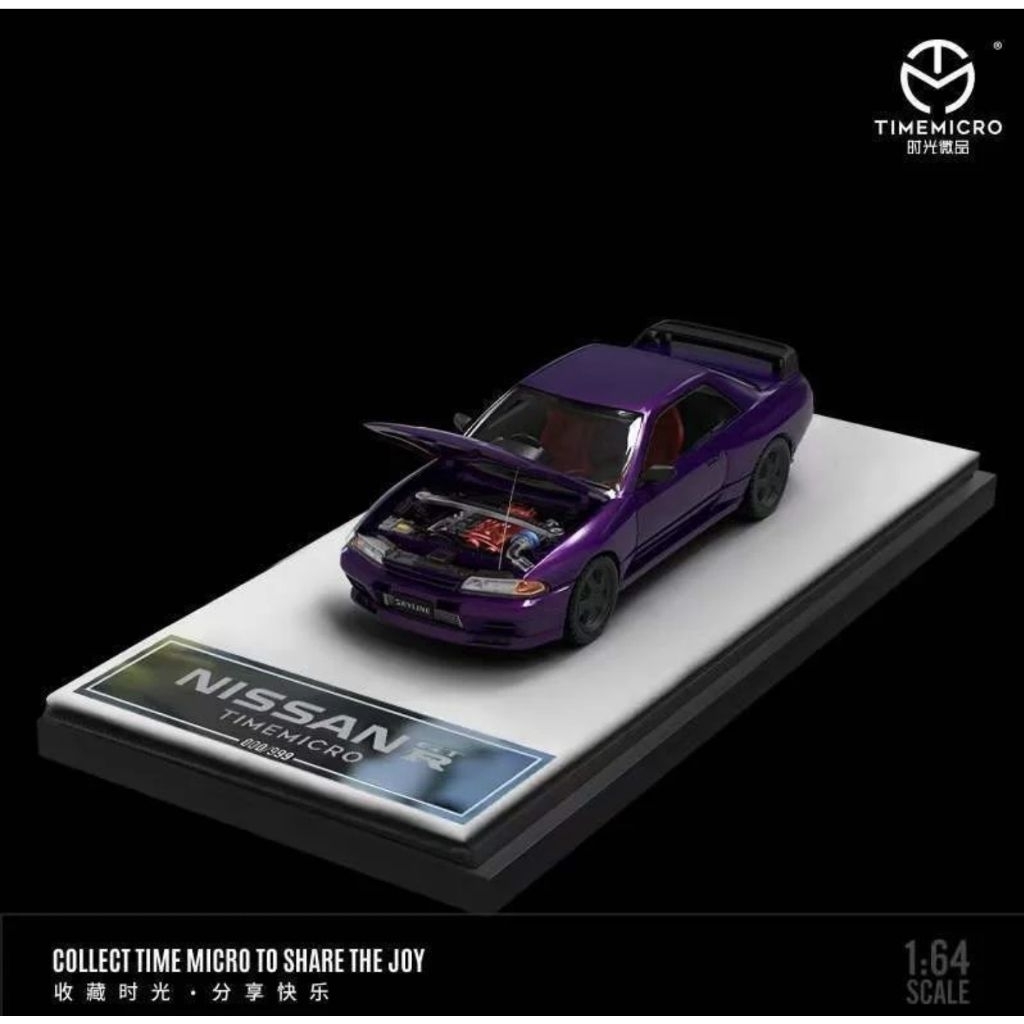 (1:64) TimeMicro GT- R R32 Purple