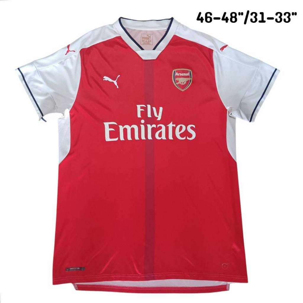 PUMA ARSENAL 2016/2017 Home jersey football Shirt size L  เสื้อบอล พูม่า อาร์เซนอล สีแดง มือสอง สภาพ