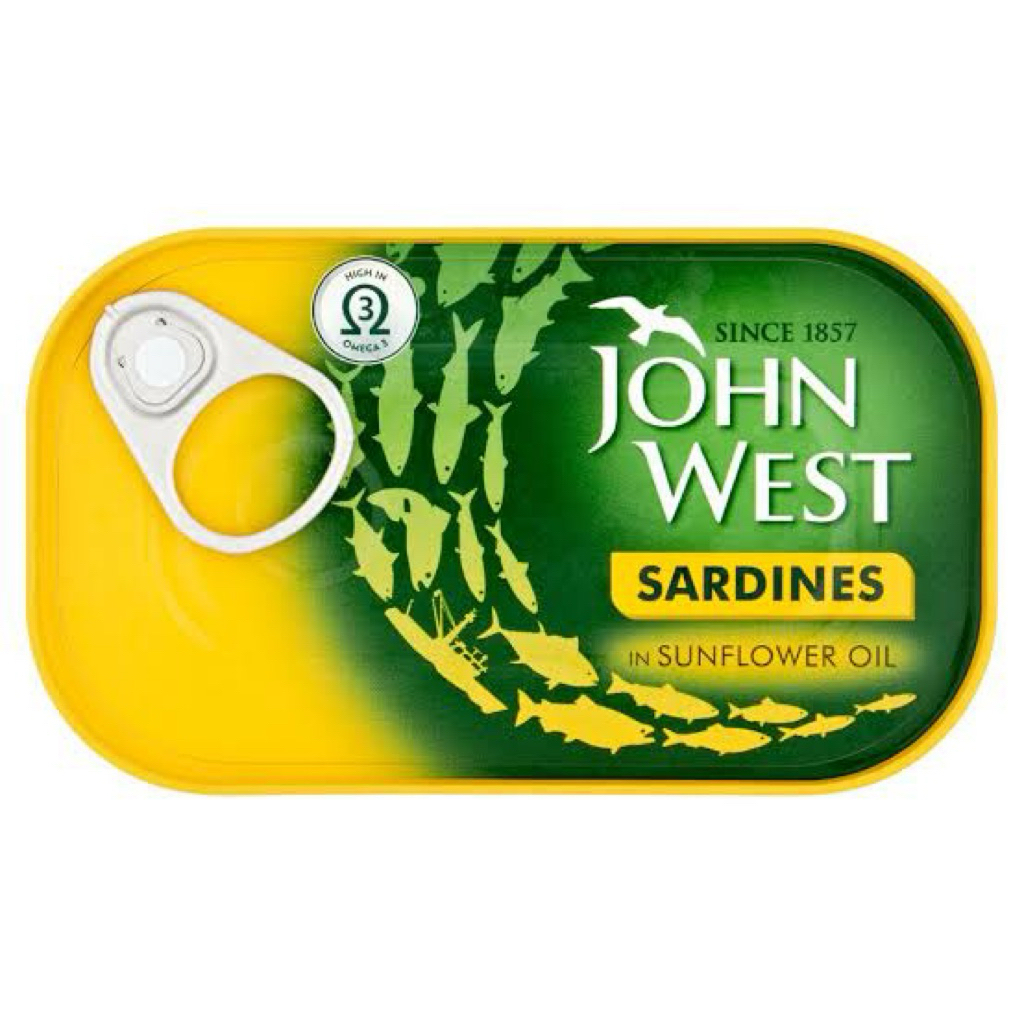 Sardines in sunflower oil 120g - John West