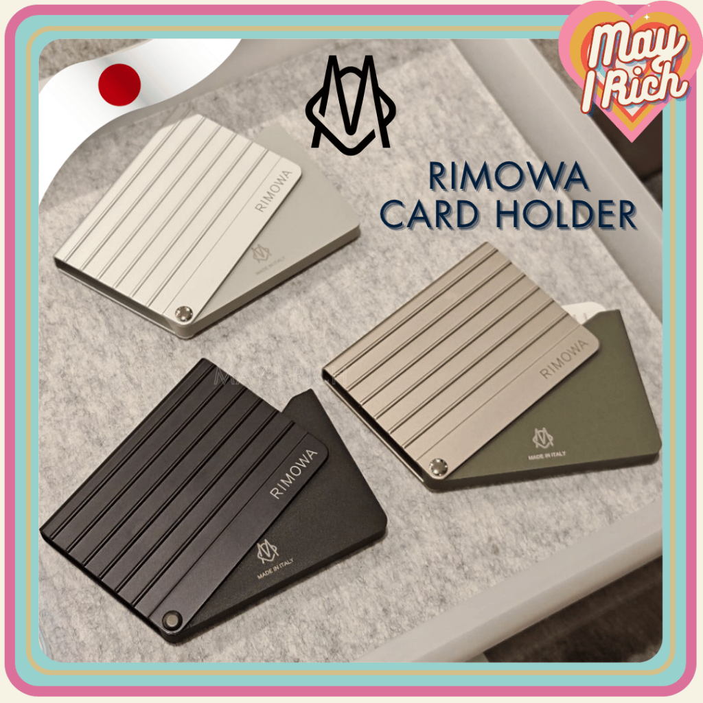 [Pre-Order] RIMOWA Aluminium Card Holder  💳✨ แม่ค้าหิ้วเองจากญี่ปุ่น ใช้โค้ดลด 2000