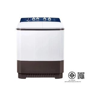 แอลจี เครื่องซักผ้า 2 ถัง 10 กก. รุ่น TT10NARG LG TWIN TUB WASHING MACHINE 10KG TT10NARG WHITE