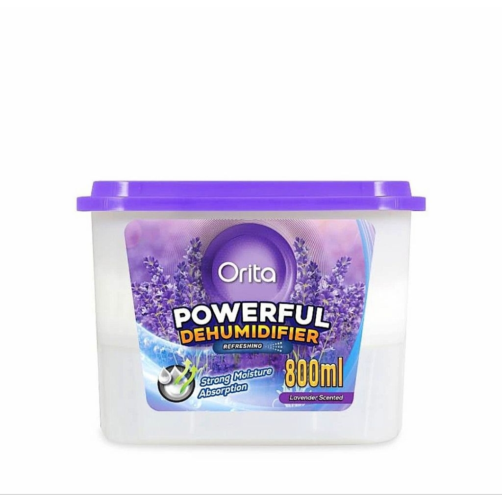 Orita
กล่องดูดความชื้น โอริต้า ลาเวนเดอร์ เซ็นเท็ด พาวเวอร์ฟูล ดิฮูมิดิฟายเออร์ 800มล.