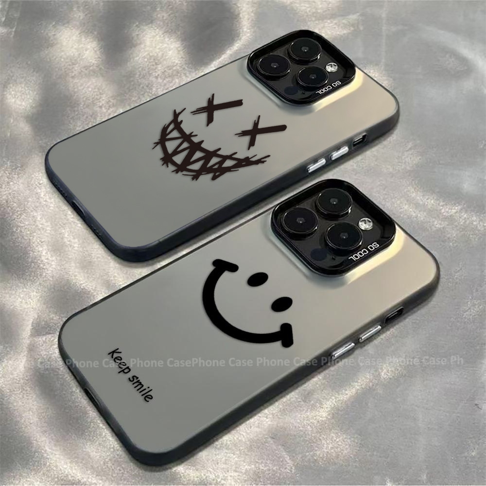 IMD เคสFor Samsung A05S A07 A17 A36 A56 A54 A55 A06 A15 A16 A22 A26 A35 5G กันกระแทก แนวโน้มเคสเคสโทรศัพท์ PC หน้ายิ้ม