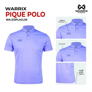 Warrix รุ่น PIQUE (WA-212PLACL30) Polo Polyester 100%