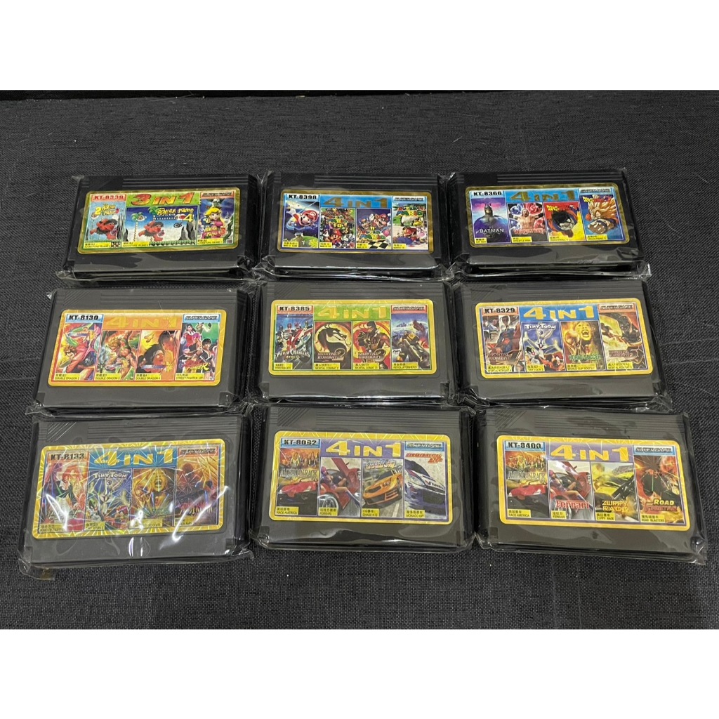 ตลับเกมส์แฟมมิคอม : 3 in 1 / 4 in 1 เกมรวม : Famicom Game (Set 2)