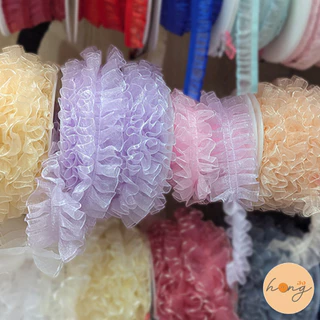 ☑️ระบายแก้ว 2ริมกลาง ขนาด 50mm #A5-23092 1หลา(90 cm) สั่งขั้นต่ำ 1 หลา [พร้อมส่งในไทย]