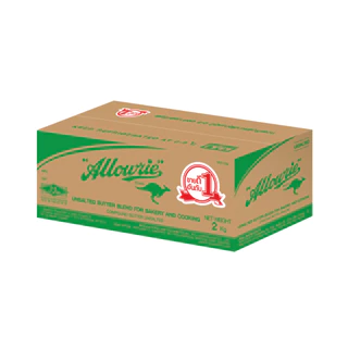 Allowrie Unsalted Compound Butter อลาวรี่ คอมพาวด์บัตเตอร์ เนยจืด 2 กก.