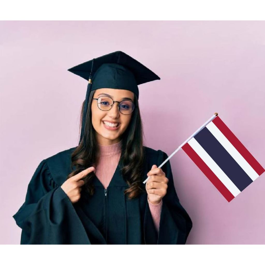 ธงชาติไทย ธงไทยเล็ก ธงโบกมือถูกที่สุด‼ราคาต่อ 6 ชิ้นธงสีรุ้ง ธงมีก้านถือ ธง