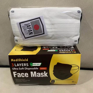 แมสเจแปน หน้ากากอนามัยญี่ปุ่น (1กล่อง50ชิ้น) แมสญี่ปุ่น Japan mask เนื้อผ้านุ่ม Face mask หนา2ชั้นรวมกรอง