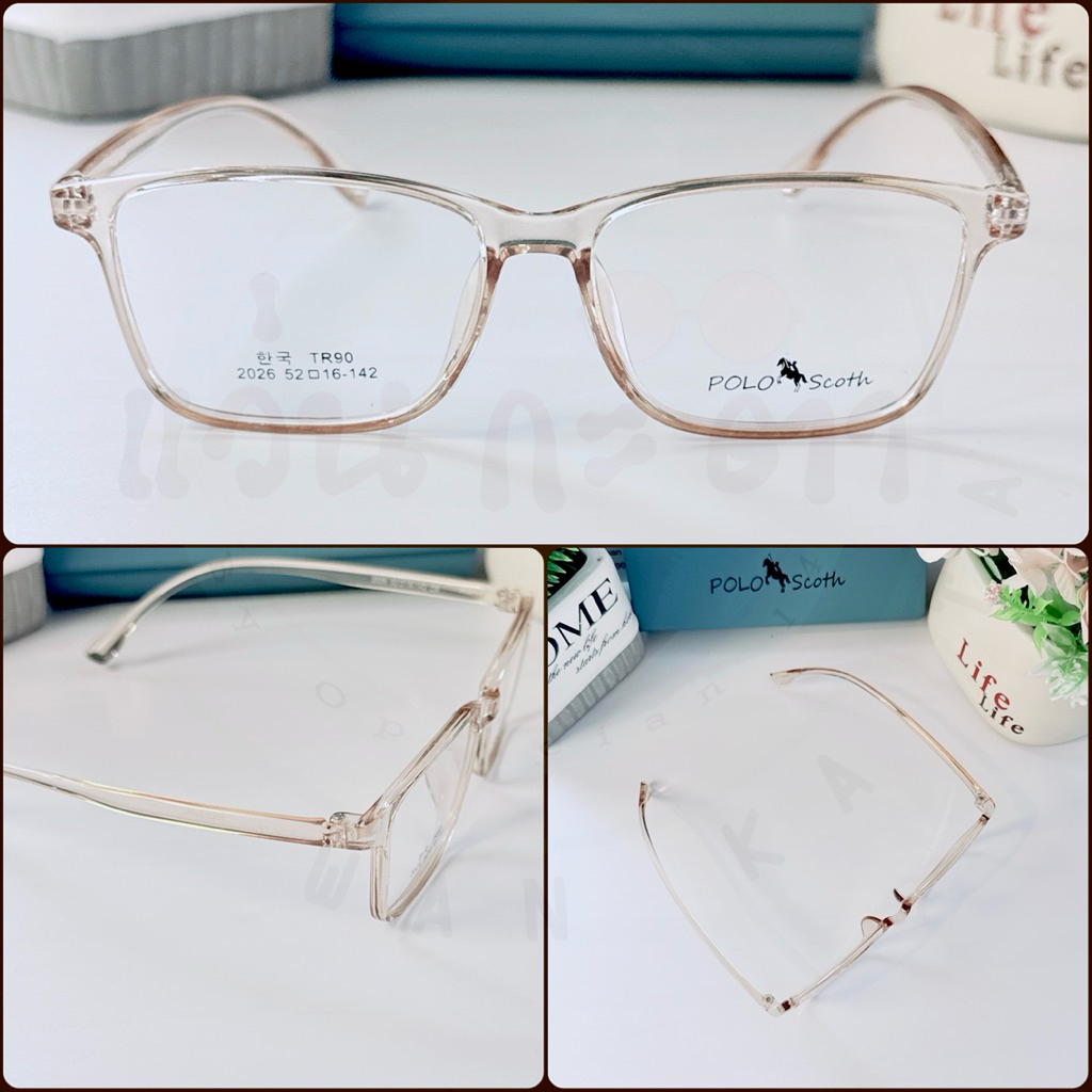 กรอบแว่นตา แว่นสายตา TR90  2026 น้ำหนักเบา แว่นกรองแสงออโต้ ตัดเลนส์สายตา - รูปที่ 7